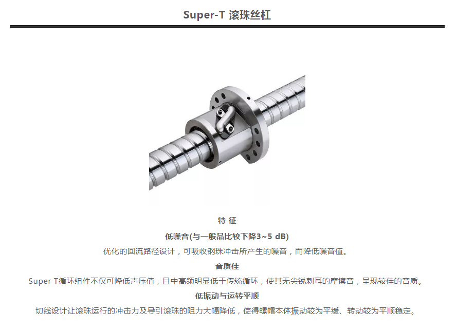 上銀滾珠絲桿